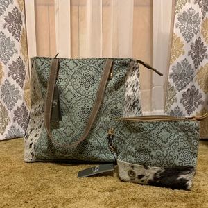 Myra Bag Tote and Matching Pouch